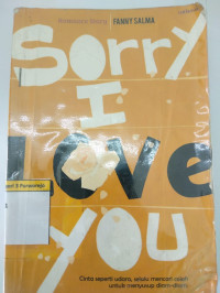 Image of SORRY I LOVE YOU