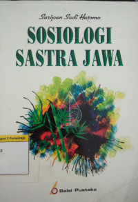 Image of SOSIOLOGI SASTRA JAWA